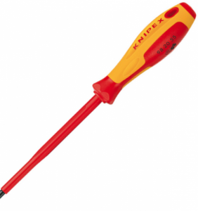 Отверка плоска SB изолирана Knipex 0.8х 4.0х100 мм 1000V Отверка плоска SB изолирана Knipex 0.8х 4.0х100 мм 1000V