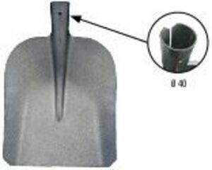 Лопата крива за пясък с oтвор за дръжка ф40 мм Herly